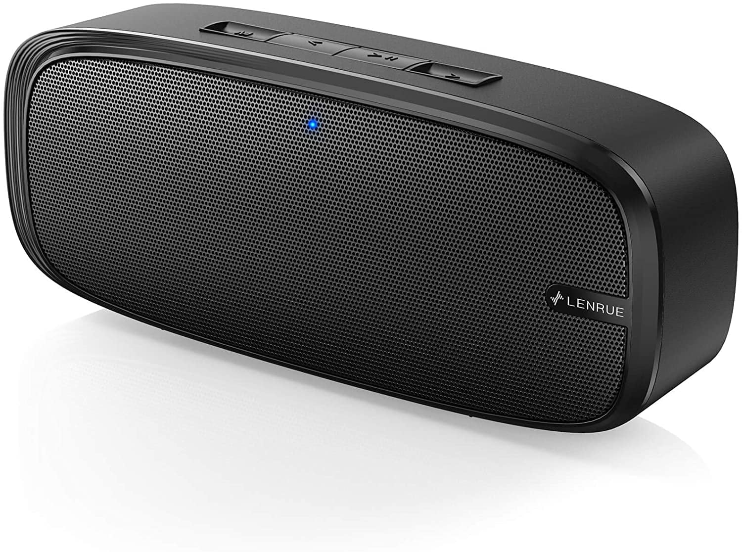 LENRUE Bluetooth Speaker, Wireless Portable Speaker with Loud Stereo Sound, Rich Bass, 12-Hour Playtime, Built-in Mic. Perfect for iPhone, Samsung and More