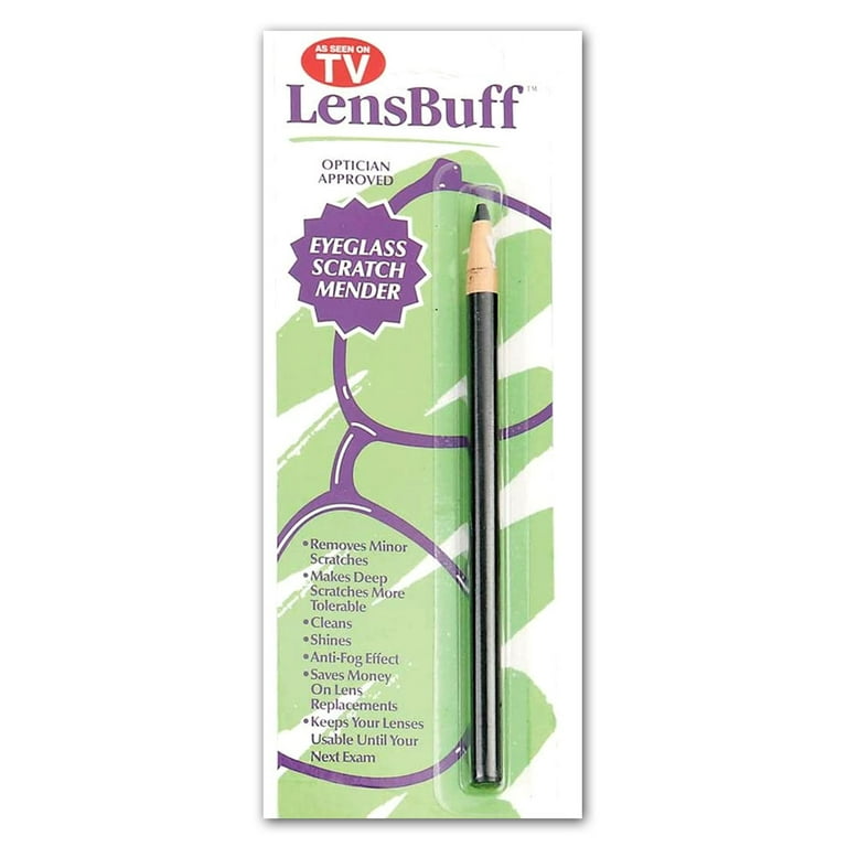 Lens Buff Eyeglass Scratch Remover, Black