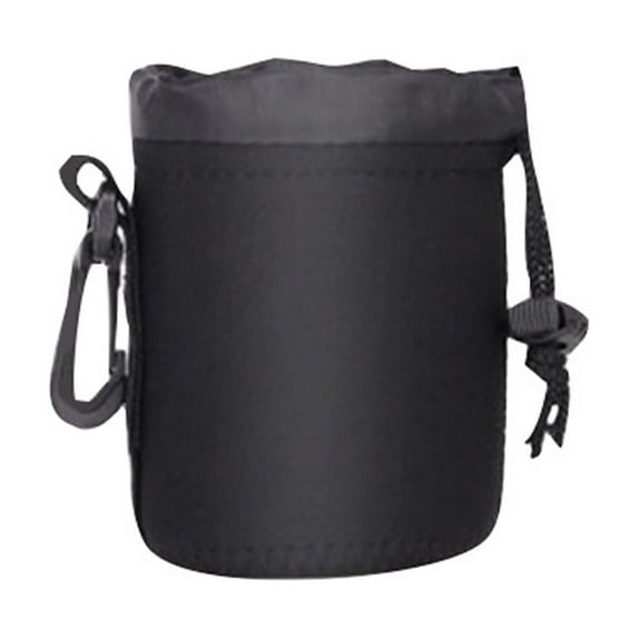 Lens Case Black Thick Neoprene Large Camera Lens Case Four Sizes for Large DSLR, Protective Pouch for Camera Lenses, Style A