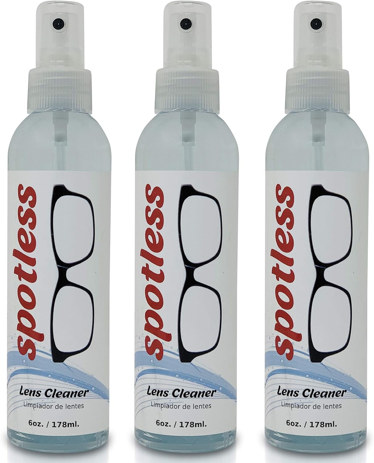 Lens Cleaner 6 Oz Cleaning Spray Bottle Safe To Clean Coated Lenses And Blocker Eyeglasses