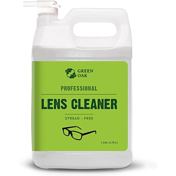 Lens Cleaner Refill Professional Lens Cleaner Refill Best for Eyeglasses, C eras, and Lenses - Safely Cleans Fingerprints, Dust, Oil (1 Gallon Refill)