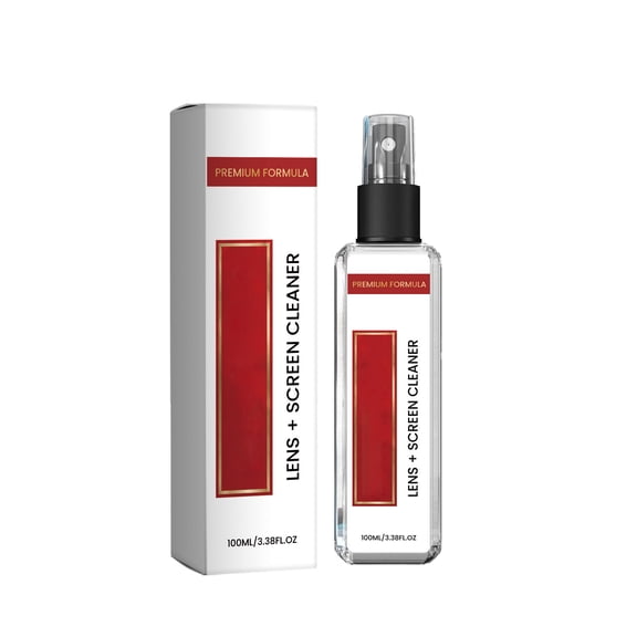 Lens Cleaner Spray,Screen Cleaner,100ml Streak-Free Cleaner Clean Screen Surfaces Without Streaks Or Residues For Glasses Phone Tablet Laptop TV Monitor Screens.