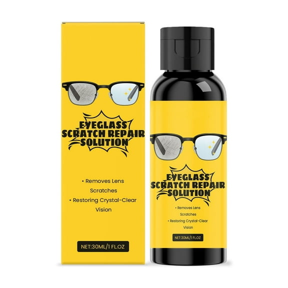 Lens Cleaning Solution 30Ml For Glasses Lenses Optics Care Made Of Plastic Material