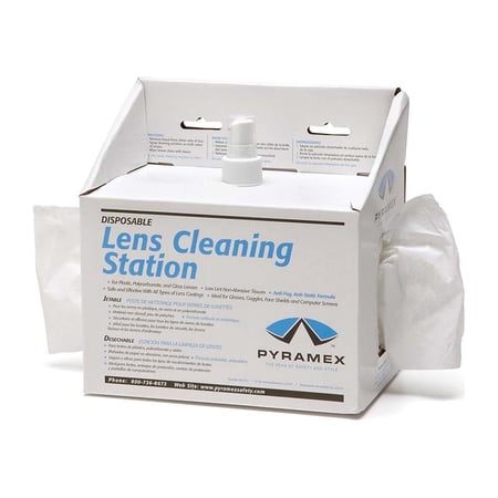 Lens Cleaning Station w/8 oz Cleaning Solution/600 tissues