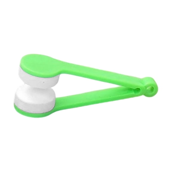 Lens Cleaning Tool with Microfiber Pliers and Soft Brush for Glasses and All Optical Portable Reusable Kit