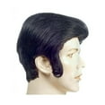 thumbnail image 1 of Lens Coat LW107BK Elvi Human Hair Black Wig Costume, 1 of 1