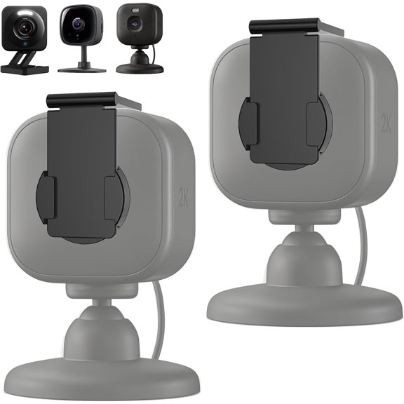 Lens Cover for Ring/Blink/Tapo/Eufy Indoor Cameras 2-Pack Black