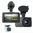 Lens Dash Cam Driving Recorder 1080p HD Front And Rear Car Cameras