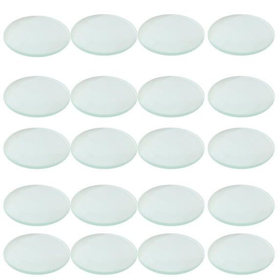 Lens Double-Convex Glass, 50mm Diameter, 25cm Focal Length. Pack of 20