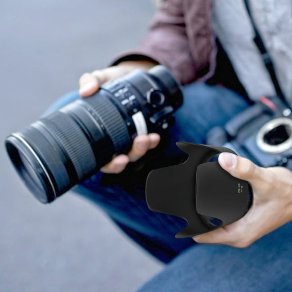 Lens Hood, Prevent Interference Protection Camera Mount Hood Eliminate Glare Non Imaging Light for