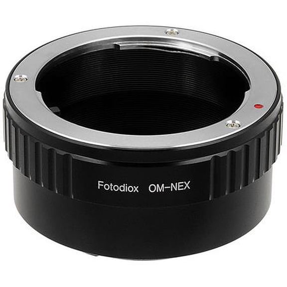 Fotodiox Lens Mount Adapter - Olympus Zuiko (OM) 35mm SLR Lens to Sony Alpha E-Mount Mirrorless Camera Body