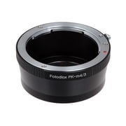 Fotodiox Lens Mount Adapter - Pentax K Mount PK SLR Lens to Micro Four Thirds MFT, M4/3 Mount Mirrorless Camera Body