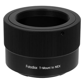 Fotodiox Lens Mount Adapter for T-Mount (T/T-2) Screw Mount SLR Lens to Sony Alpha E-Mount Mirrorless Camera Body
