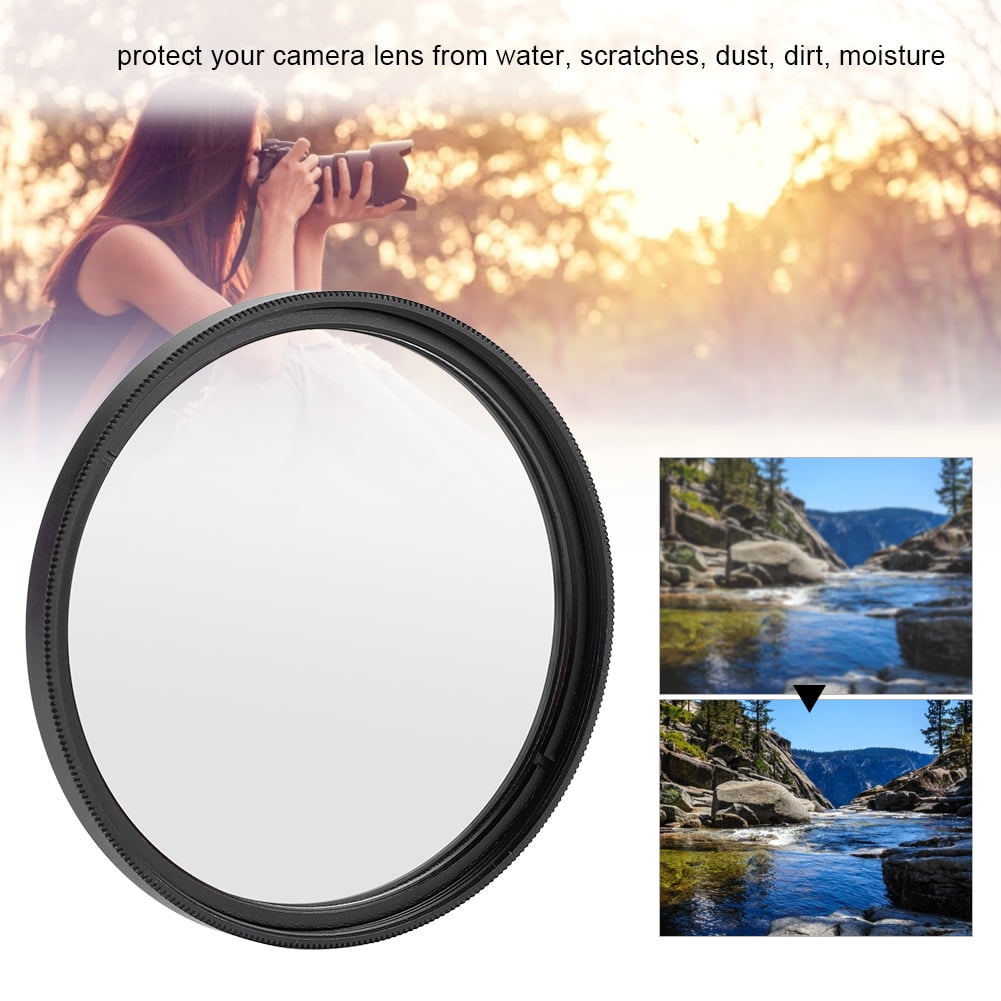 Lens Protection Filter, Camera Filter High Transmittance Optical Glass