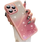 Lens Protective Film Integrated Clear Phone Case for Xiaomi Mi Redmi Note 12 4G 5G S R Pro Max Turbo, Shiny and Thin Back Cover, Soft Bling Bling Shell