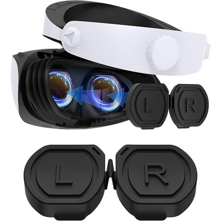 Lens Protector Cover Dust Proof for PS VR2 Lens, Silicone Anti-Dust Lens Protective Shell Cover Accessories Compatible with Playstation VR2 Headset