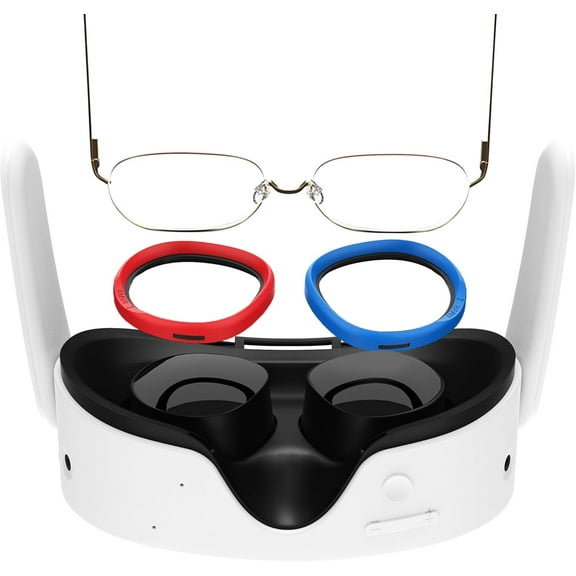 Lens Protector Ring Compatible with Oculus Quest 3 S/Quest 2/Rift S Accessories, Spacer Soft Silicone Anti-Scratch Ring, Protect VR Lens and Prescription from lens scratchings