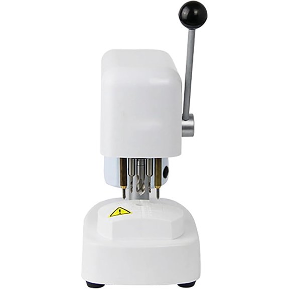 Lens Punching Machine, Lens Template Punching Machine with Clear Scale, 6000r/min High-Frequency Drill Bits and Adjustable Knob and Forth 50mm, for Optical Shops, Vision Care Centers