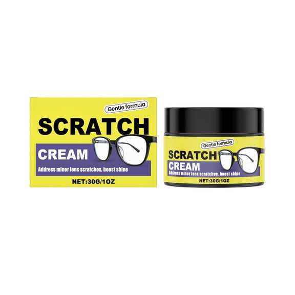 Lens Scratch Care Cream For Eyeglasses And Sunglasses Enhances Clarity And Shine For Various Lens Types
