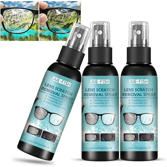 Lens Scratch Removal Spray, Eye Glass Cleaners Spray, Eyeglass Scratch Remover, Eyeglass Cleaning Tools for Lenses Screens