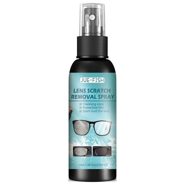 Lens Scratch Removal Spray,Eye Glass Windshield Glass Repair Liquid,Lens Scratch Remover, Glasses Cleaner Spray for Sunglasses Screen Cleaner Tools