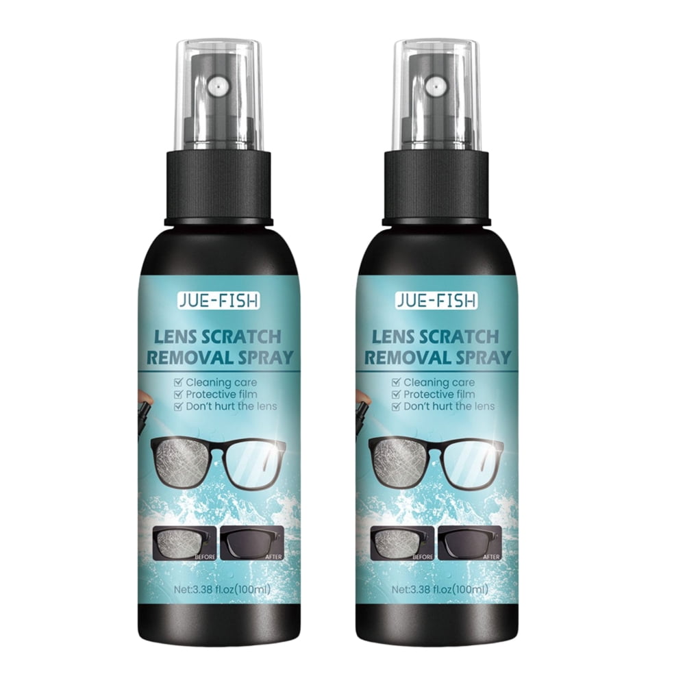 Glasses Lens Cleaner Eyeglass Scratch Removing Spray Bottle