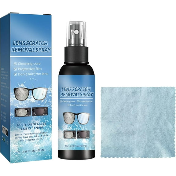 Lens Scratch Removal Spray, Scratch Remover for Eyeglasses,Eyeglass Scratch Remover, Glasses Lens Scratch Remover, Eyeglass Scratch Repair, Glass Lens Scratch Remover (1)