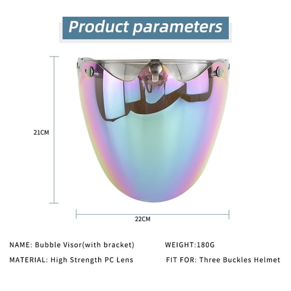 Lens,Wind Visor Helmet Visor Helmet Bubble Lens Bubble Wind Open Lens Bubble Wind Bubble Lens Bubble Saante Siuke Light Grey