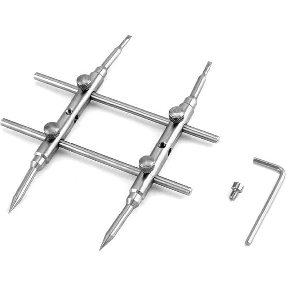 Lens Wrench, Double Head Arc, Curve Spanner, Professional Camera Lens Spanner Wrench Repairing Opening Tool for Most DSLR Cameras