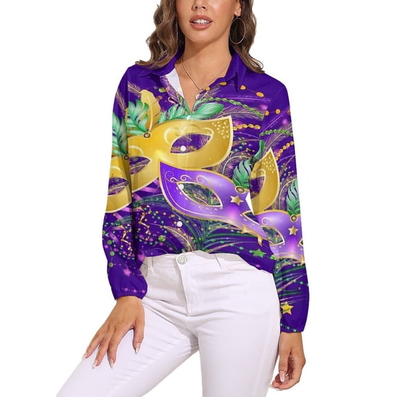 Lent Approaches Long Sleeve Blouse Woman Streetwear Casual Shirts Summer Oversize Woman Streetwear Clothing Birthday Present