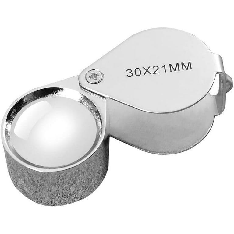 Lente d'ingrandimento da lettura, Pocket Jewellers Eye Loupe Magnifier  Jewelry Magnifying Glass 30 x 21mm Jewelers Lente di ingrandimento per  occhiali 