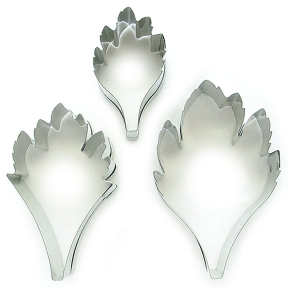 Lenten (Christmas) Rose Leaf Cutters (set of 3 sizes) by WSA