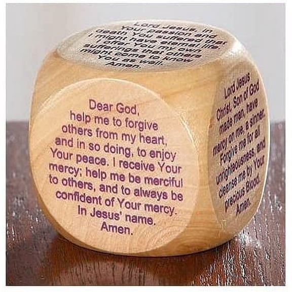 Lenten Prayer Cube 1 5?8' Dia