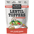 thumbnail image 1 of Lentil Telepathy Crunchy BBQ Topper - Air-Toasted Without Oil, Add to Salads, Soups, & Your Favorite Meals, 100 Calories, 7g Protein, Plant-Based (1x4ozLentilTelepathyBBQCrunchyToastedToppers), 1 of 9