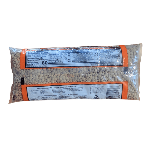 Lentils 3 Ct. -  1 LB. Bags