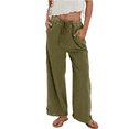 thumbnail image 1 of Lentta Womens Wide Leg Sweatpants High Waist Baggy Pants Drawstring Athletic Palazzo Pants with Pockets, 1 of 7