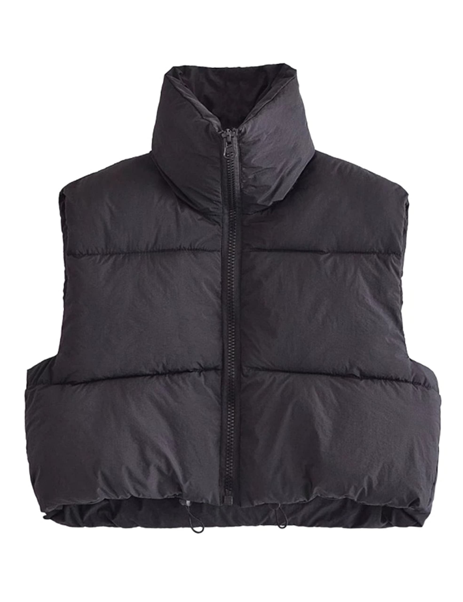 TQWQT Fall Reversible Vests for Women Sleeveless Fleece Jacket Zip Up  Hooded Vest Long Warm Winter Coat Comfy Outerwear White XL 