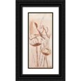 thumbnail image 1 of Leny 13x24 Black Ornate Wood Framed with Double Matting Museum Art Print Titled - Offwhite I, 1 of 4