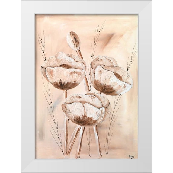 Leny 14x18 White Modern Wood Framed Museum Art Print Titled - Checkers I