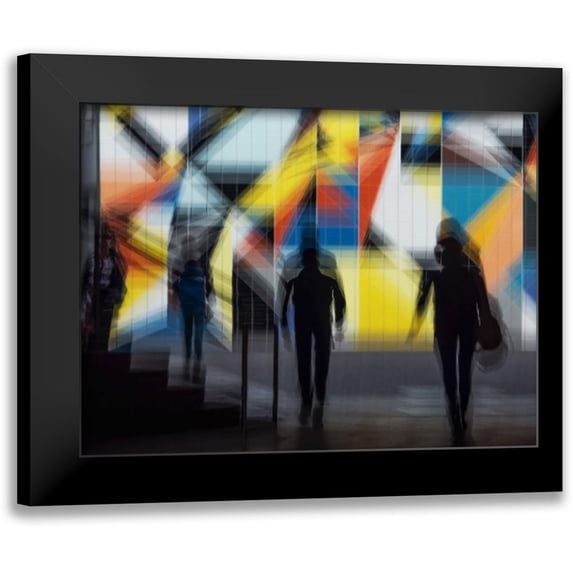 Lenzen, Klaus 24x19 Black Modern Framed Museum Art Print Titled - Passing By