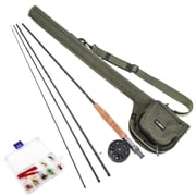 Blusea 9 Fly Fishing Rod and Reel Combo with Carry Bag 10 Flies Complete Starter Package Fly Fishing Kit