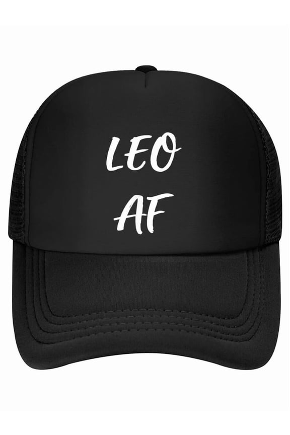 Leo AF Birthday July August Zodiac Funny Gift Baseball Cap