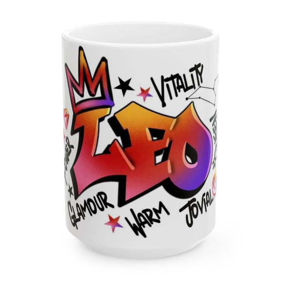 Leo Ceramic Mug, (11oz, 15oz)