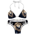 thumbnail image 1 of Leo Constellation Detachable Sponge Adjustable Strap Bikini Set Two-Pack Swimsuits for Women, 1 of 6