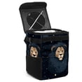 thumbnail image 1 of Leo Constellation Foldable Car Garbage Can with Lid, Leak-Proof Mini Trash Can, Hanging Storage Bag - Car Trash Bin for Travel and Commuting, 1 of 6