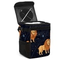 thumbnail image 1 of Leo Constellation Foldable Car Trash Bin with Lid, Leak-Proof Mini Trash Can for Car with Hanging Storage Bag, 1 of 6