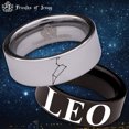 thumbnail image 1 of Leo Constellation Tungsten Carbide Ring, 1 of 9
