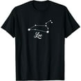 thumbnail image 1 of Leo Constellation Zodiac Astrology Horoscope Star Sign T-Shirt Black 3X-Large, 1 of 4