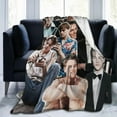 thumbnail image 1 of Leo Dicaprio Blanket Soft and Warm Lightweight Fluffy Throws Blankets Rug Carpet Gift for Beach Yoga Bedroom Living Room Decoration Sofa Camping Trip Dorm Decor All Season, 1 of 6