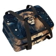 thumbnail image 1 of Leo Double Layered Insulated Lunch Bag with Two Compartments, Large Capacity, Refrigeration Capability, and Hand Carry Design - 7.1x11.4x16.1 Inches, 1 of 6